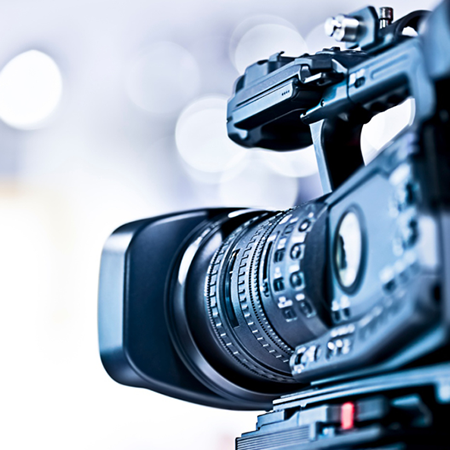 Cámara de vídeo profesional